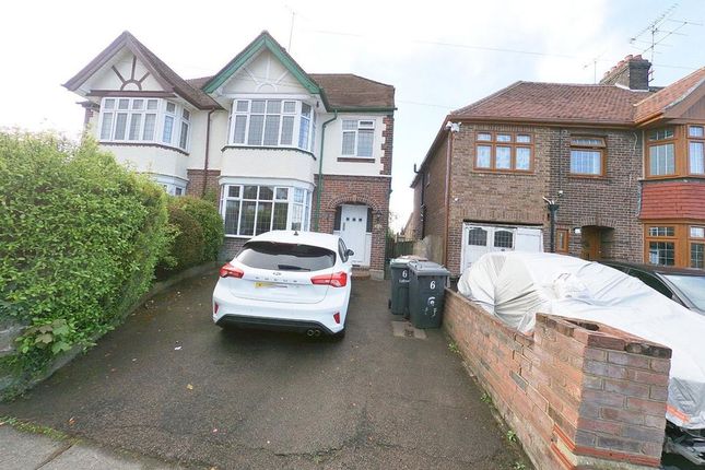 Thumbnail Semi-detached house to rent in Fountains Road, Luton