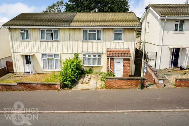 Thumbnail Semi-detached house for sale in Malbrook Road, Norwich