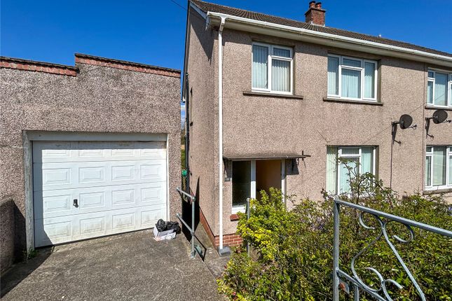 Thumbnail Semi-detached house for sale in Mount Pleasant Way, Milford Haven, Pembrokeshire