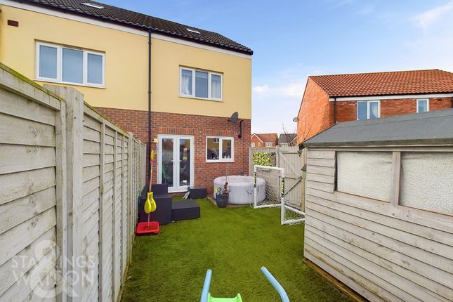 End terrace house for sale in Colby Drive, Bradwell, Great Yarmouth