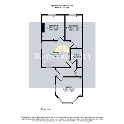 Flat for sale in Channel View Road, Eastbourne