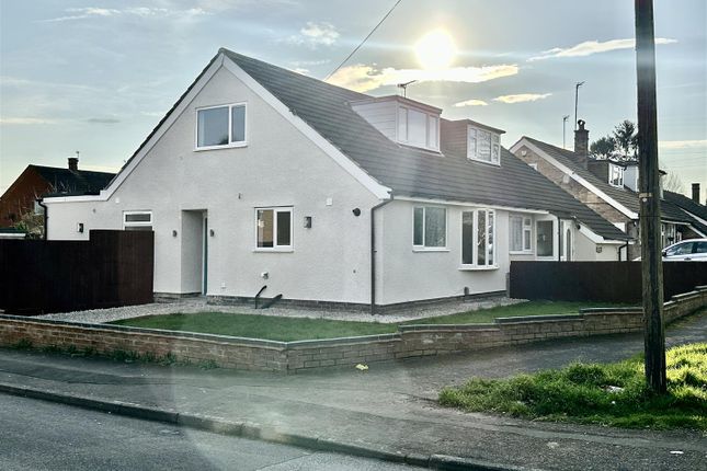 Thumbnail Semi-detached bungalow for sale in Ivydale Road, Thurmaston, Leicester