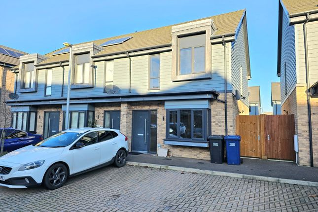 Thumbnail End terrace house for sale in Back Lane, Great Cambourne, Cambridge
