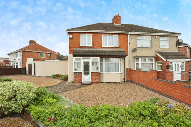 Thumbnail Semi-detached house for sale in Temple Road, Leicester, Leicestershire