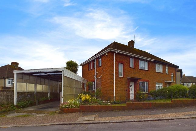 Thumbnail Semi-detached house for sale in Ridgeway Close, Southwick, Brighton