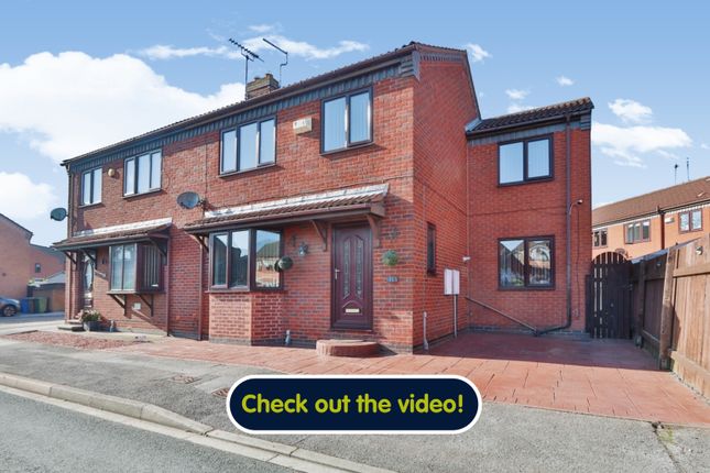 Thumbnail Semi-detached house for sale in Skeckling Close, Burstwick, Hull
