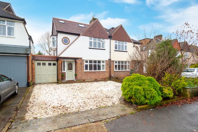 Thumbnail Semi-detached house for sale in Ewell Park Way, Ewell, Epsom, Surrey
