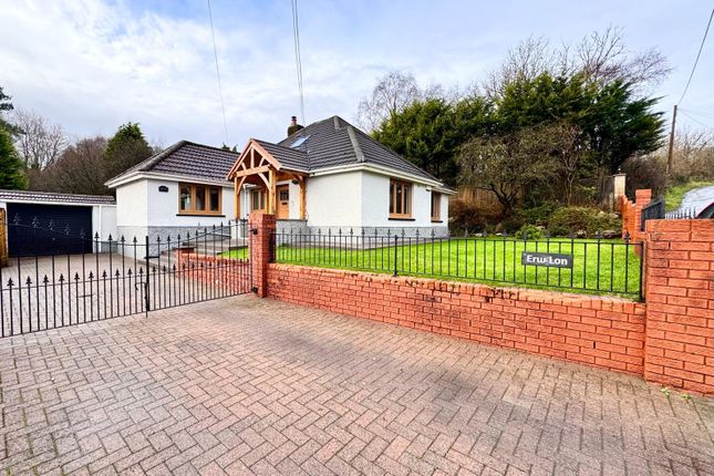 Detached bungalow for sale in Erw Lon, Church Road, Penderyn, Aberdare