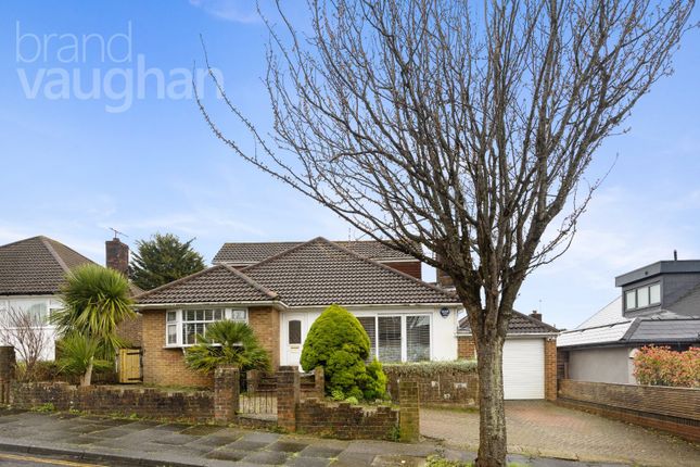 Thumbnail Bungalow for sale in Shirley Avenue, Hove, East Sussex