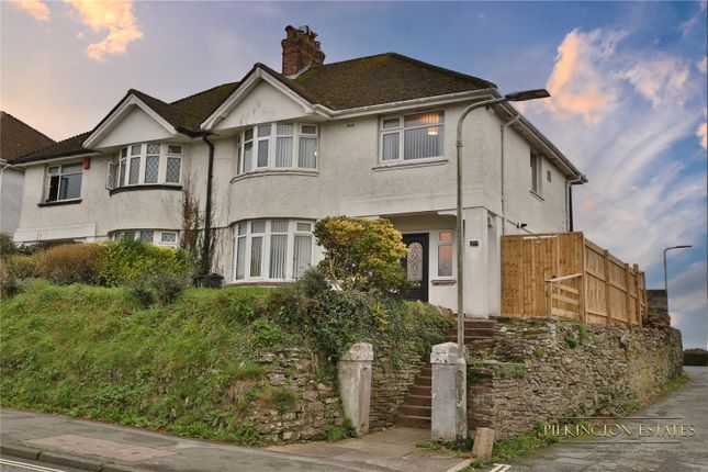 Thumbnail Semi-detached house for sale in Crownhill Road, Plymouth, Devon