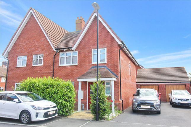 Thumbnail Semi-detached house for sale in Pugin Close, Tadpole Garden Village, Swindon, Wiltshire