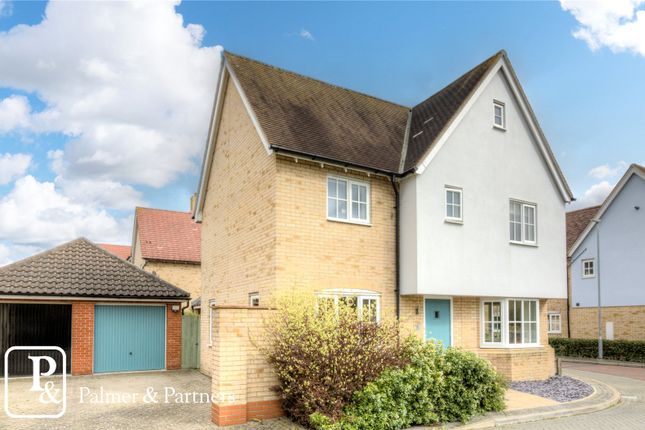Detached house for sale in Madeley Close, Colchester, Essex