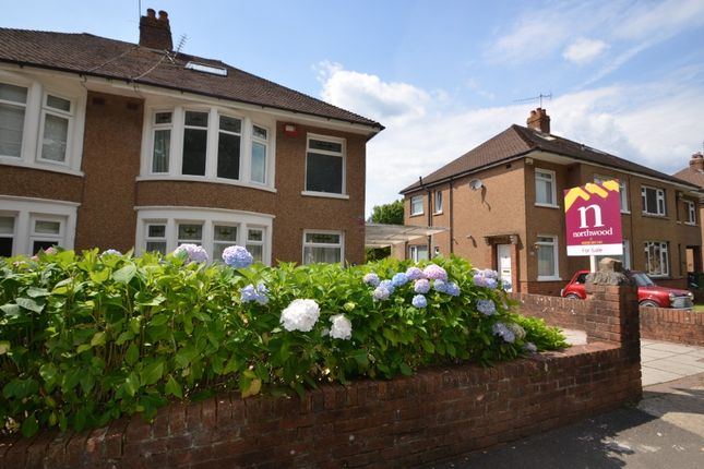 Thumbnail Semi-detached house for sale in King George V Drive West, Heath, Cardiff