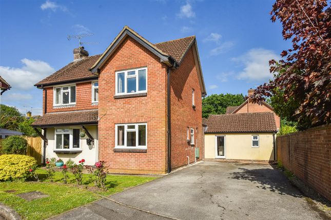 Thumbnail Detached house for sale in Benedict Close, Halterworth, Romsey, Hampshire