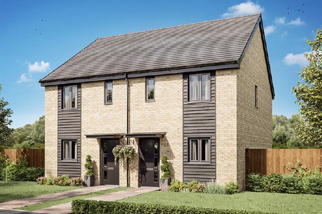 Thumbnail Semi-detached house for sale in "The Haldon" at Waterhouse Way, Peterborough