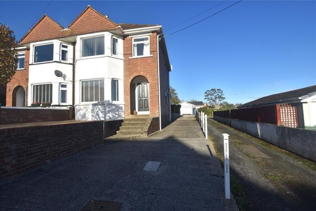 Thumbnail Semi-detached house for sale in Inverteign Drive, Teignmouth, Devon