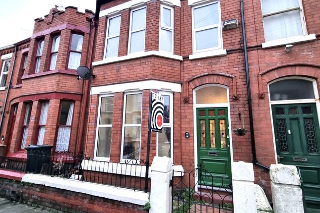 Thumbnail Terraced house to rent in Willoughby Road, Waterloo, Liverpool