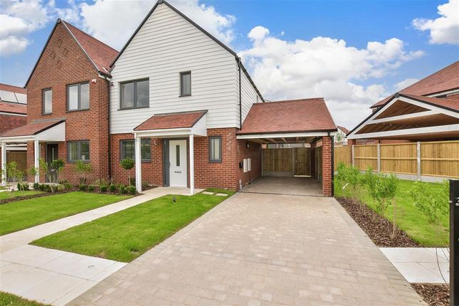 Thumbnail Semi-detached house for sale in Nassella Gardens, Grasmere Gardens (Phase 1), Chestfield, Whitstable, Kent