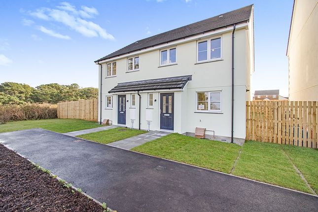 Thumbnail Semi-detached house for sale in Treskerby Woods, Scorrier, Redruth