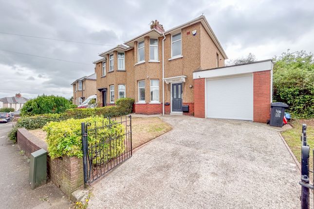 Thumbnail Semi-detached house for sale in Queens Hill Crescent, Newport