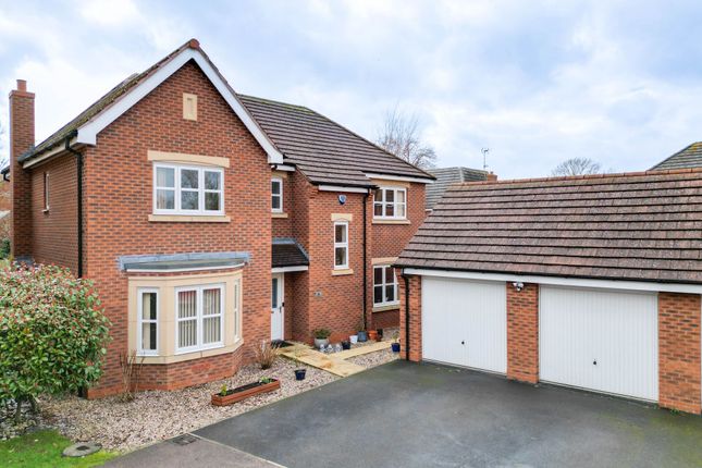 Thumbnail Detached house for sale in Hornbeam Close, Great Glen, Leicester