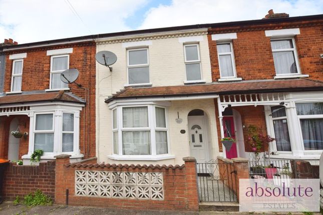 Thumbnail Terraced house to rent in Conquest Road, Bedford