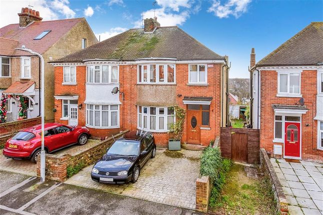 Thumbnail Semi-detached house for sale in Wellesley Road, Margate, Kent