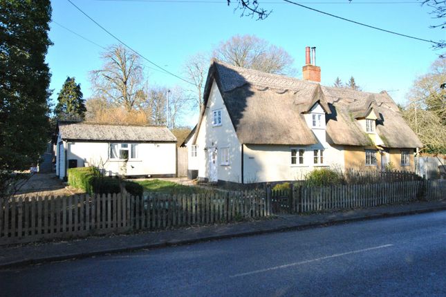 Cottage for sale in The Street, Stradishall, Newmarket
