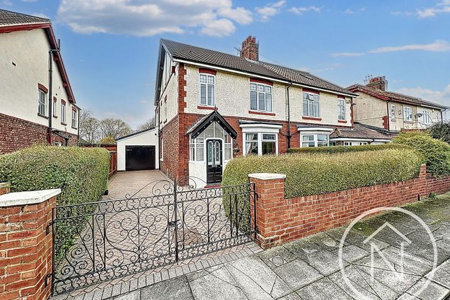 Thumbnail Semi-detached house for sale in Raby Road, Stockton-On-Tees