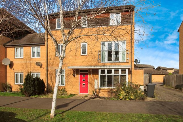 Thumbnail Town house for sale in Four Chimneys Crescent, Hampton Vale, Peterborough