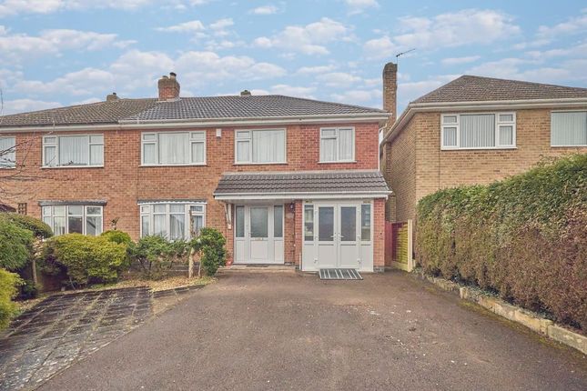 Thumbnail Semi-detached house for sale in The Meadway, Burbage, Hinckley