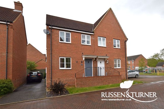 Thumbnail Semi-detached house for sale in Dairy Way, King's Lynn