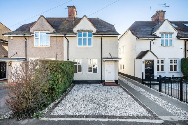 Thumbnail Semi-detached house for sale in Byfleet, Surrey