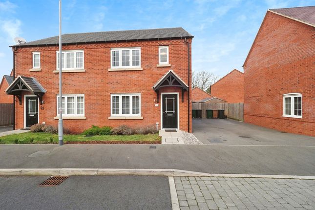Thumbnail Semi-detached house for sale in Elmlands Close, Aston-On-Trent, Derby
