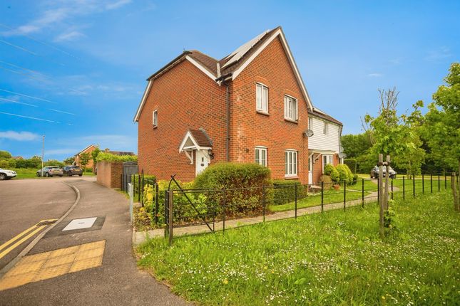 Thumbnail End terrace house for sale in The Burrows, Ashford