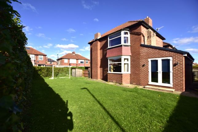 Thumbnail Detached house for sale in Dovedale Gardens, High Heaton, Newcastle Upon Tyne