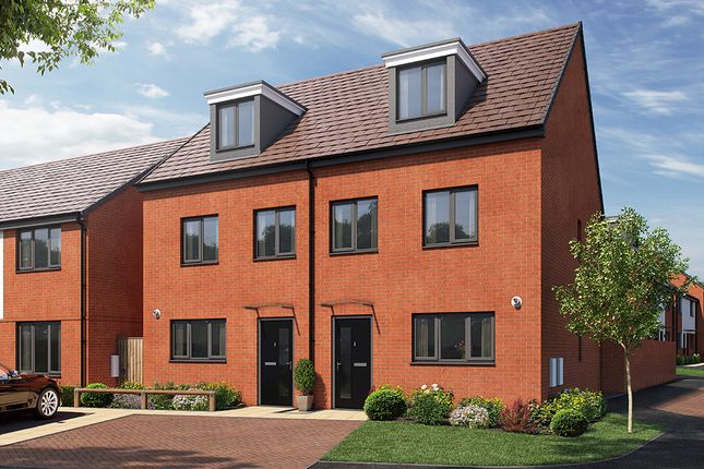 Thumbnail Semi-detached house for sale in "The Elm" at Arkwright Way, Peterborough