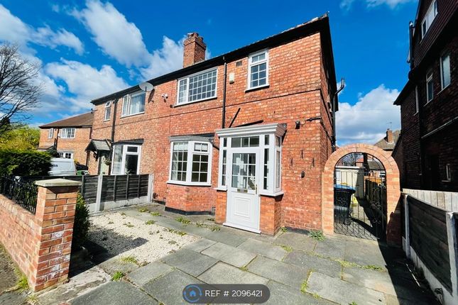 Thumbnail Semi-detached house to rent in Gladstone Road, Altrincham