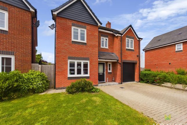 Thumbnail Detached house for sale in Wessex Close, Shawbury, Shrewsbury