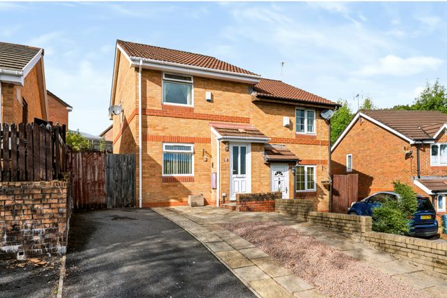 2-bed semi-detached on 74 Cefn Close, Pontypridd, £170,000