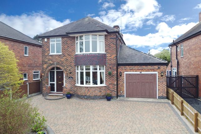 Thumbnail Detached house for sale in Elms Avenue, Littleover, Derby