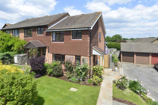 Thumbnail End terrace house for sale in Oakley Dell, Guildford