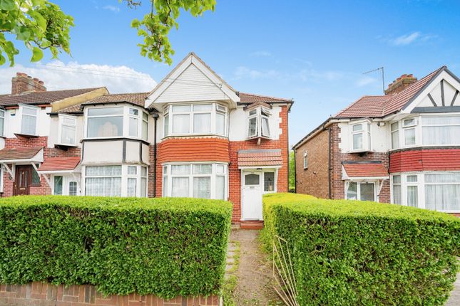 Thumbnail End terrace house for sale in Coniston Avenue, Greenford