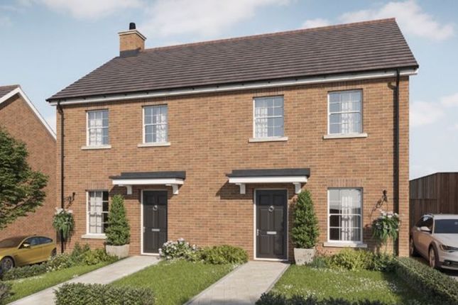 Thumbnail Semi-detached house for sale in Plot 38, Abbey Woods, Malthouse Lane, Cwmbran Ref#00016940
