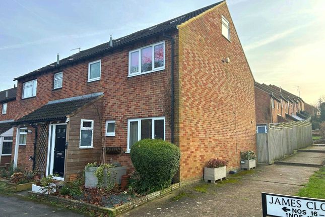 Thumbnail End terrace house for sale in James Close, Marlow