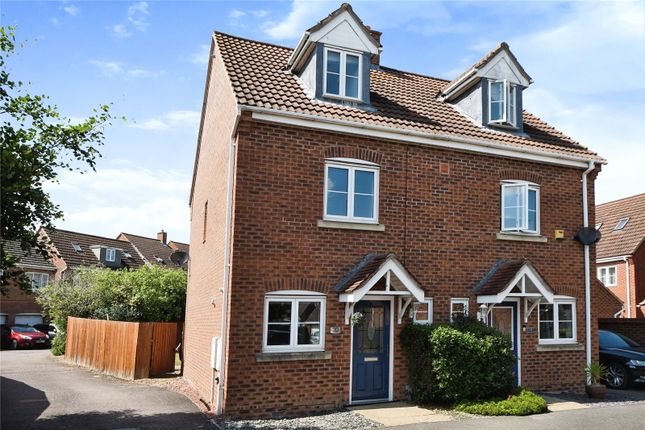 Thumbnail Semi-detached house for sale in Elder Close, Witham St. Hughs, Lincoln, Lincolnshire