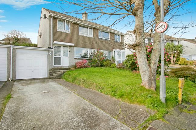 Thumbnail Semi-detached house for sale in Carrick Road, Falmouth, Cornwall