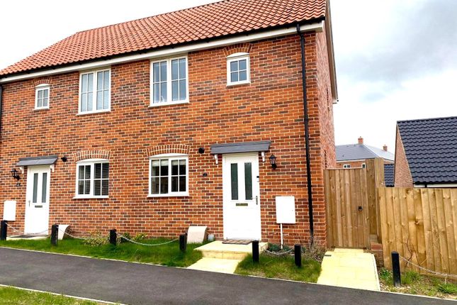Thumbnail Semi-detached house for sale in How Walk, Onehouse, Stowmarket, Suffolk