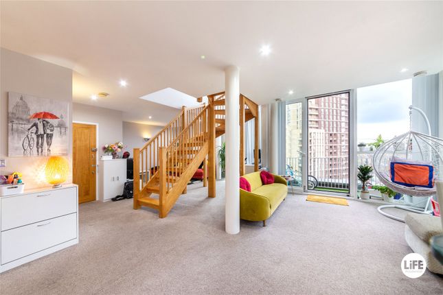 Thumbnail Flat for sale in Capital East Apartments, 21 Western Gateway, London