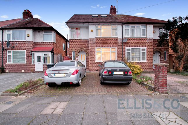 Thumbnail Semi-detached house for sale in Hodder Drive, Perivale, Greenford